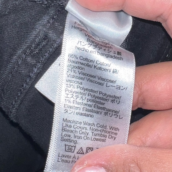 Jcrew mid rise skinny black jeans FIRM PRICE - Picture 3 of 3